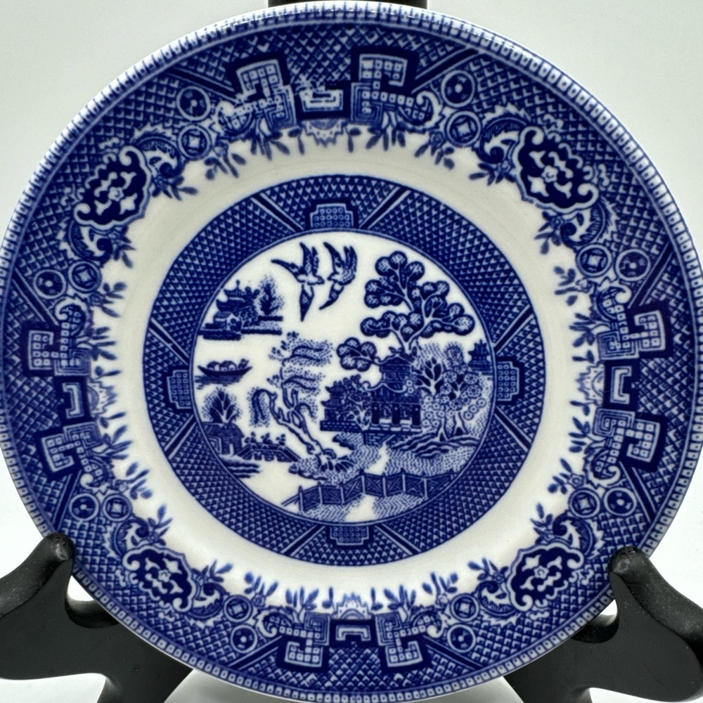 Shennong Vintage Blue Willow 6" Bread Butter‎ Plate - Picture 2 of 8